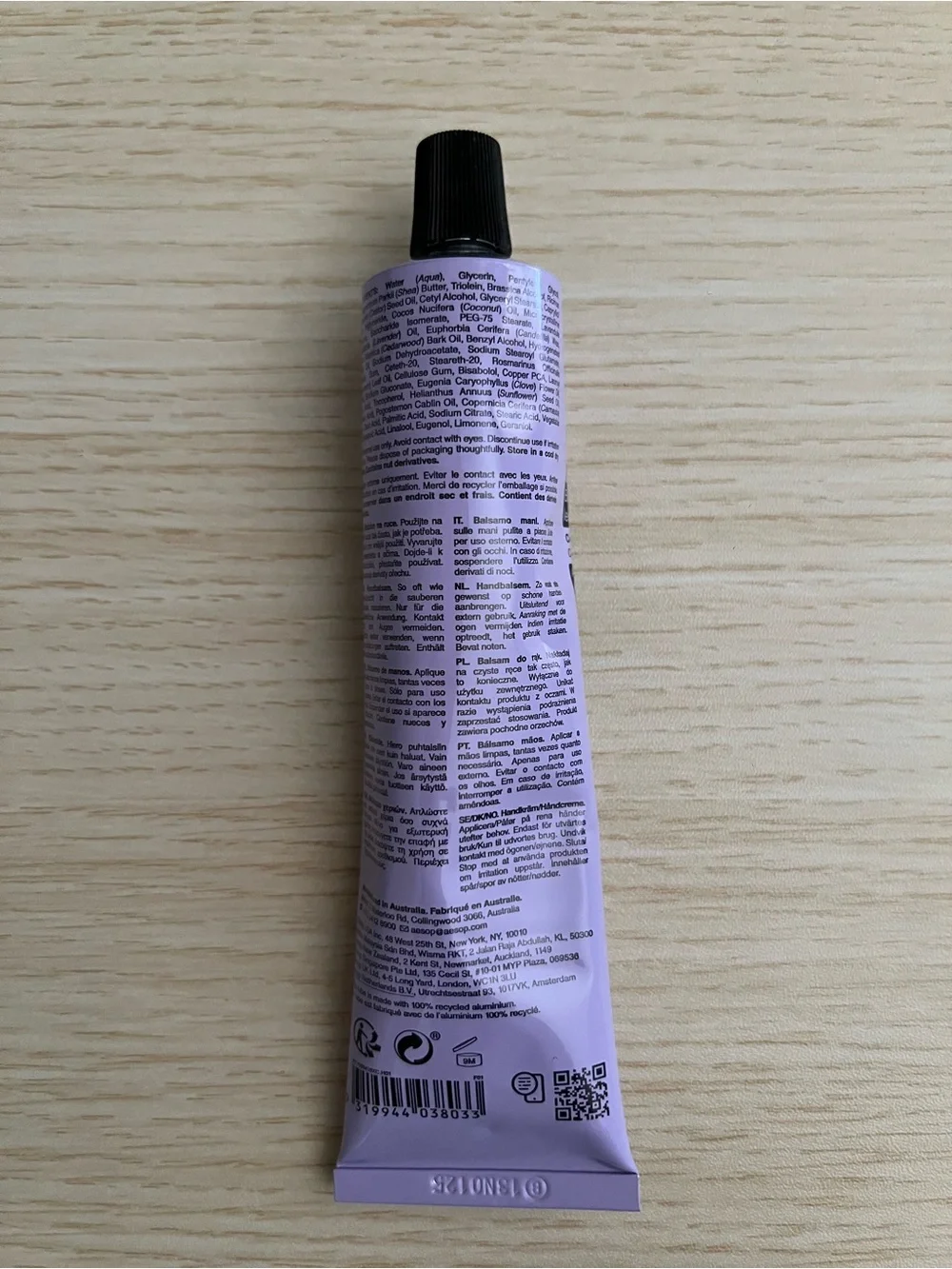 Aesop Resurrection Aromatique Hand Balm